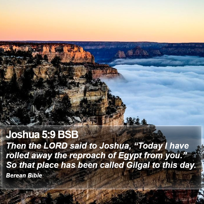 Joshua 5:9 BSB Bible Study