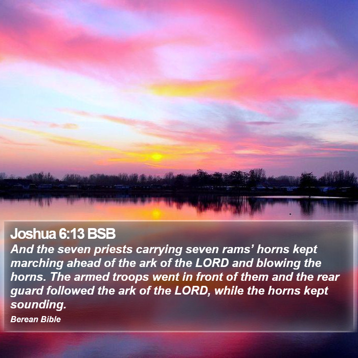 Joshua 6:13 BSB Bible Study