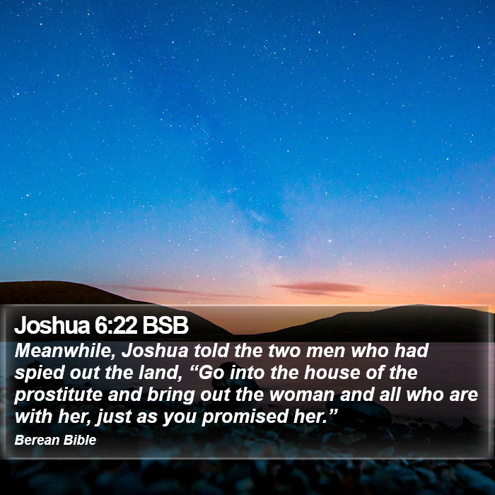 Joshua 6:22 BSB Bible Study