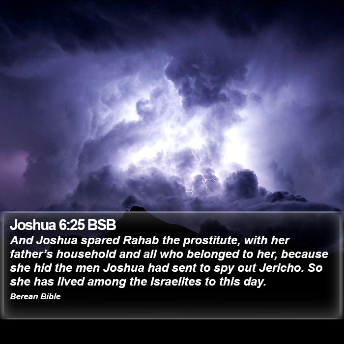 Joshua 6:25 BSB Bible Study