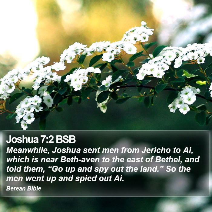 Joshua 7:2 BSB Bible Study