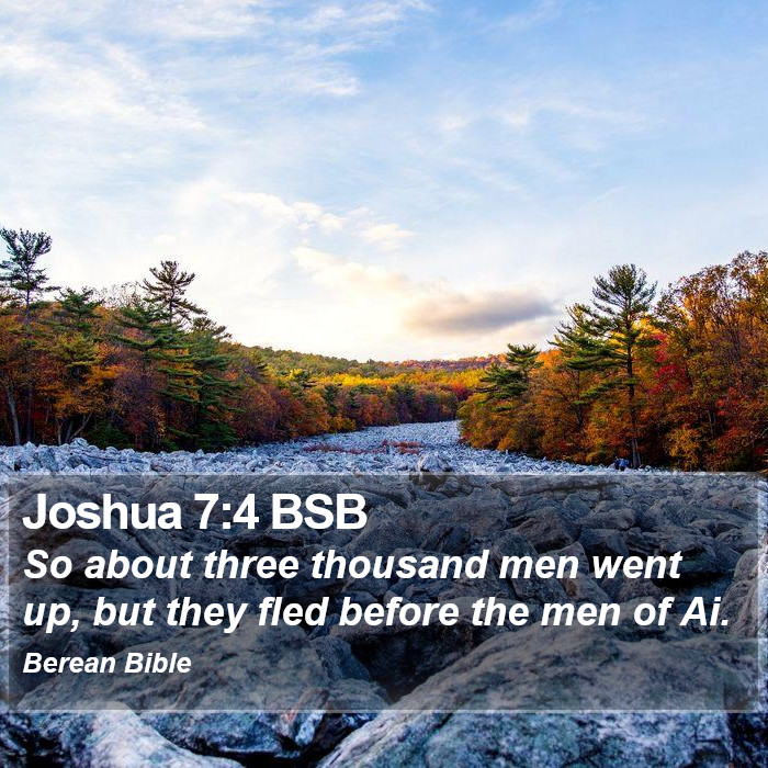 Joshua 7:4 BSB Bible Study