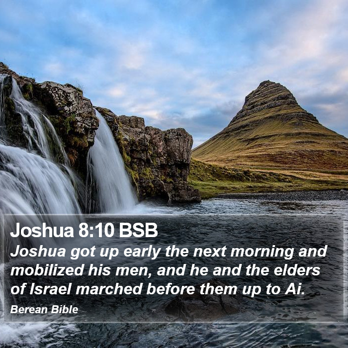 Joshua 8:10 BSB Bible Study