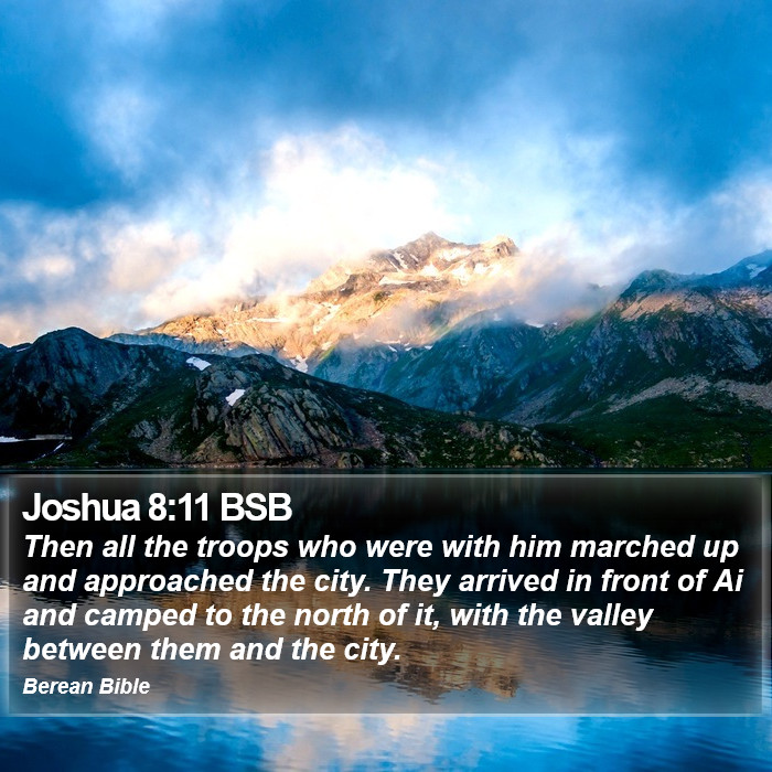 Joshua 8:11 BSB Bible Study