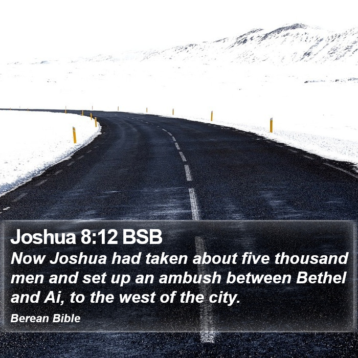 Joshua 8:12 BSB Bible Study