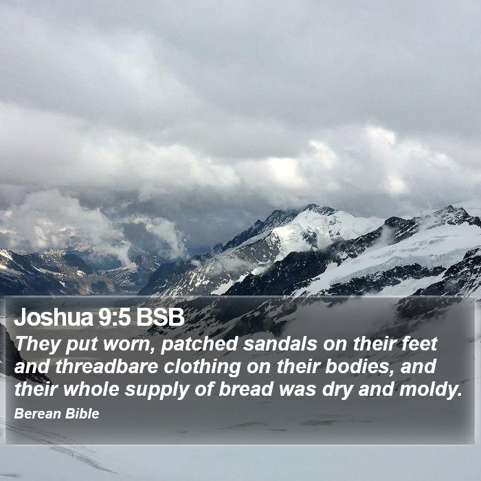 Joshua 9:5 BSB Bible Study