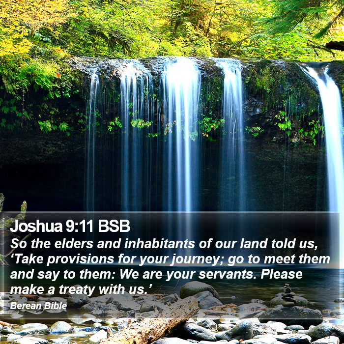 Joshua 9:11 BSB Bible Study