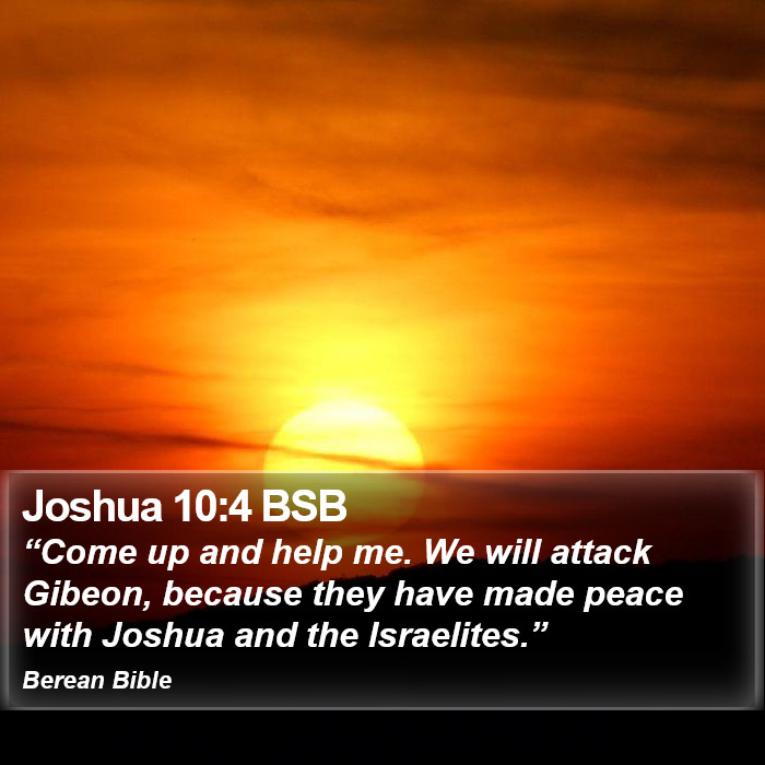 Joshua 10:4 BSB Bible Study