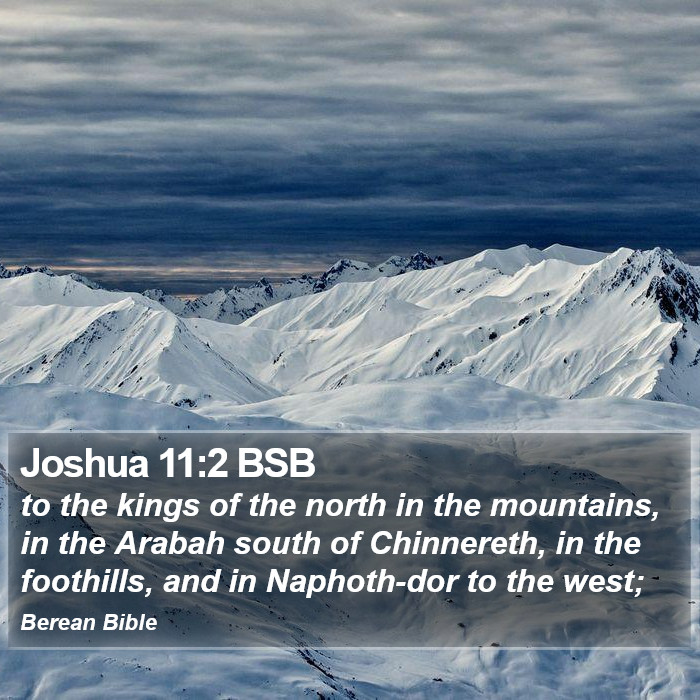 Joshua 11:2 BSB Bible Study