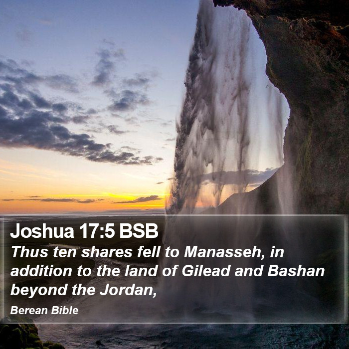 Joshua 17:5 BSB Bible Study