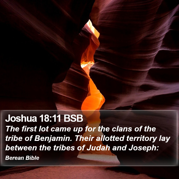 Joshua 18:11 BSB Bible Study