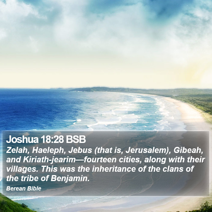 Joshua 18:28 BSB Bible Study