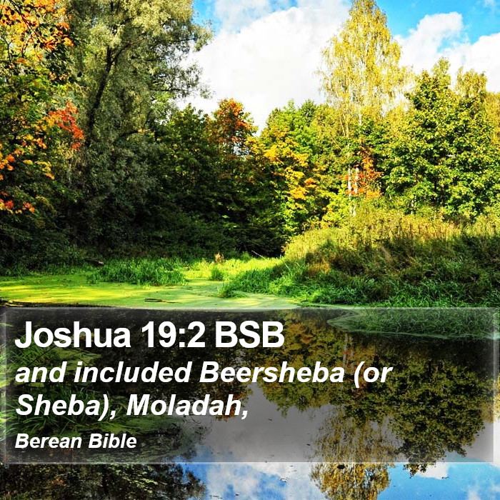 Joshua 19:2 BSB Bible Study