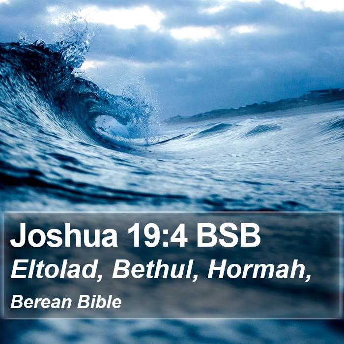 Joshua 19:4 BSB Bible Study