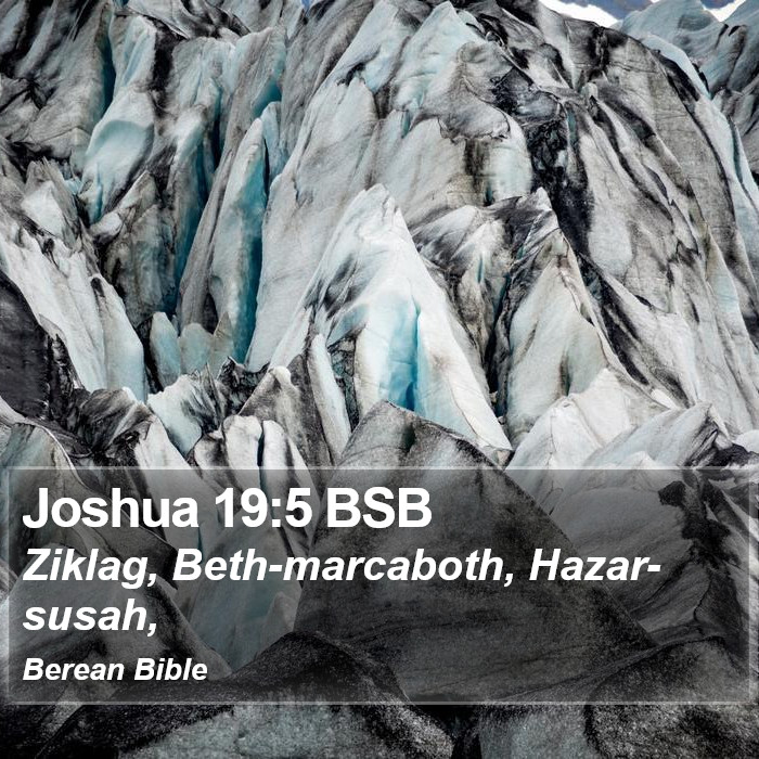 Joshua 19:5 BSB Bible Study