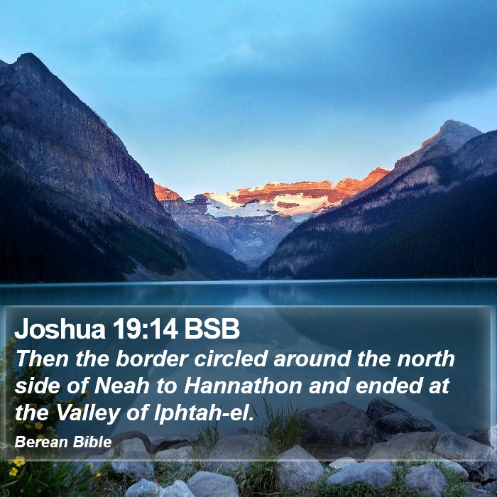 Joshua 19:14 BSB Bible Study