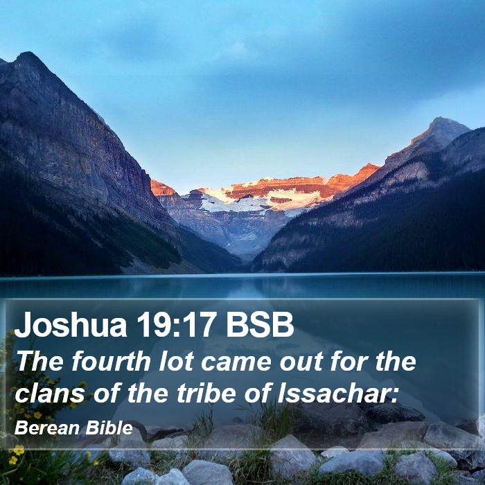 Joshua 19:17 BSB Bible Study