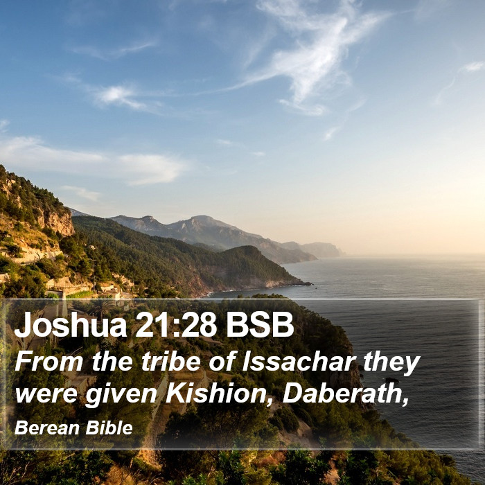 Joshua 21:28 BSB Bible Study