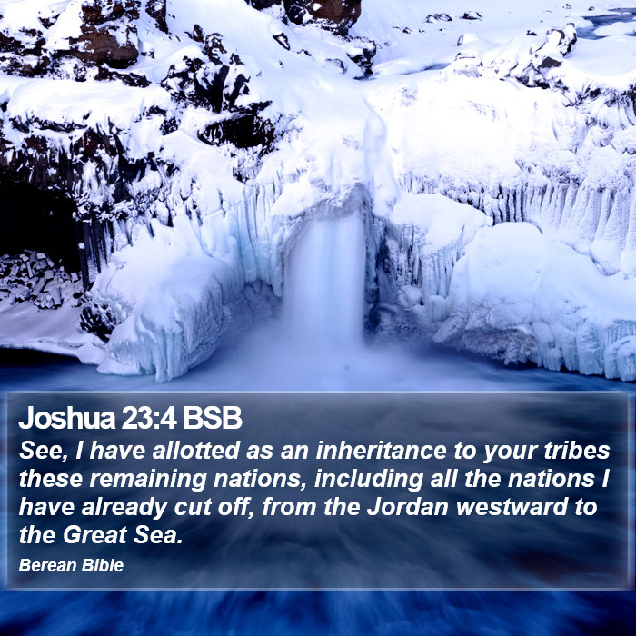 Joshua 23:4 BSB Bible Study