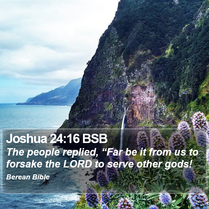 Joshua 24:16 BSB Bible Study