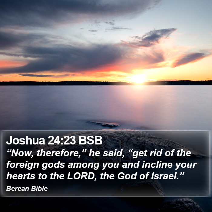 Joshua 24:23 BSB Bible Study