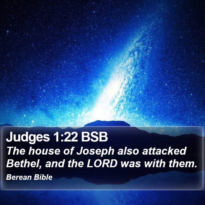 Judges 1:22 BSB Bible Study