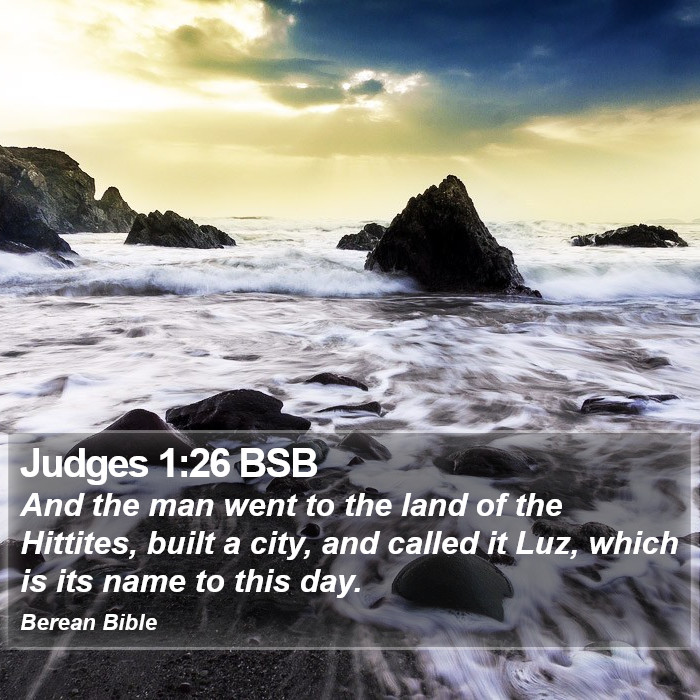 Judges 1:26 BSB Bible Study