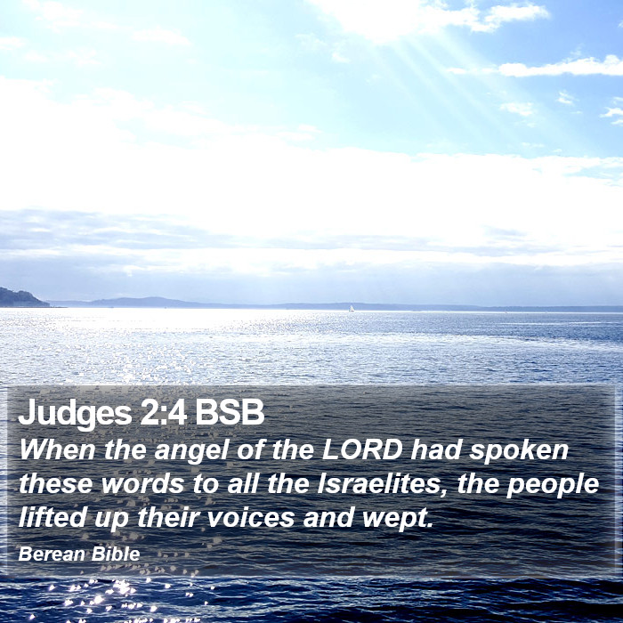 Judges 2:4 BSB Bible Study