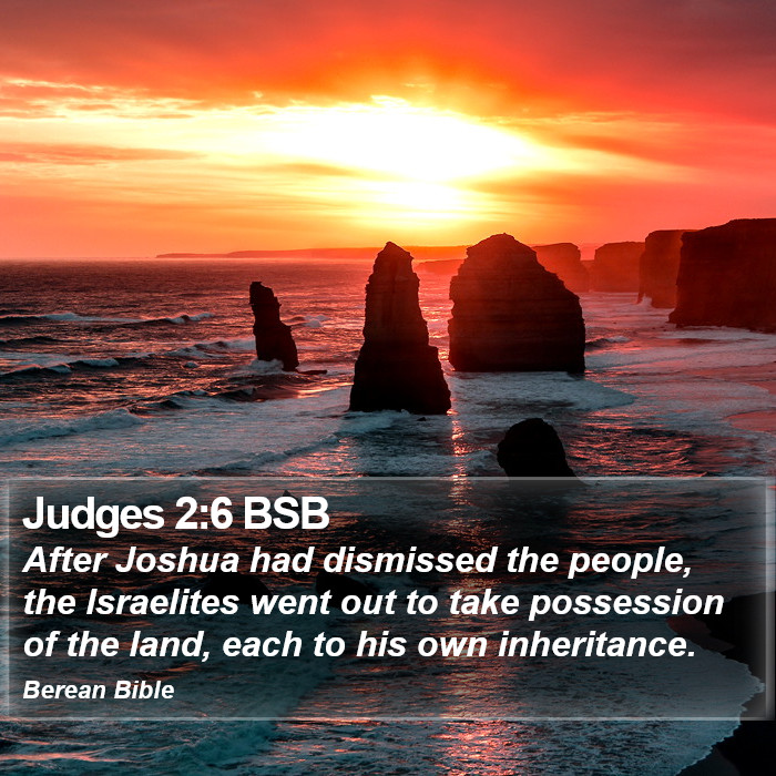 Judges 2:6 BSB Bible Study