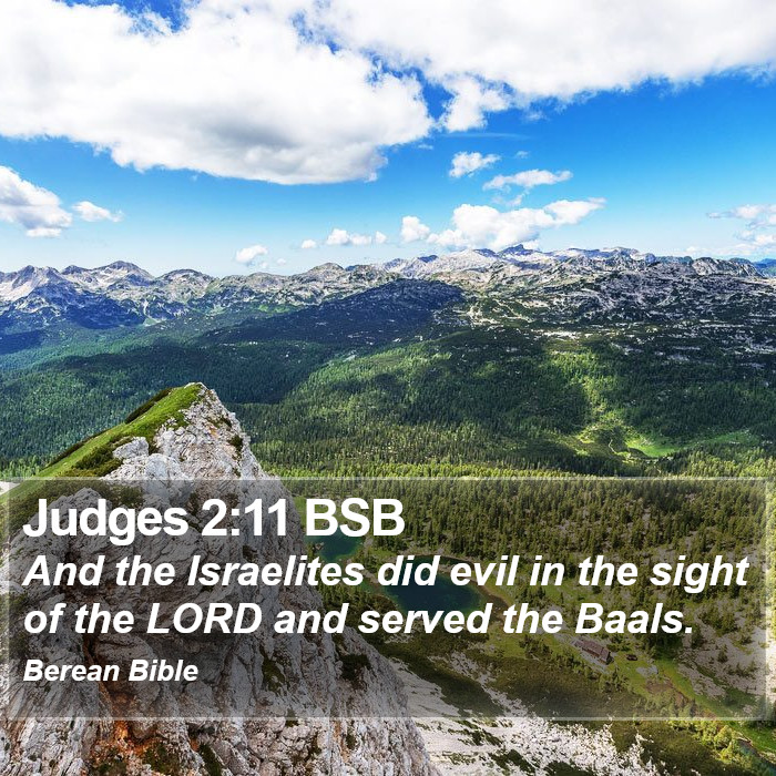 Judges 2:11 BSB Bible Study