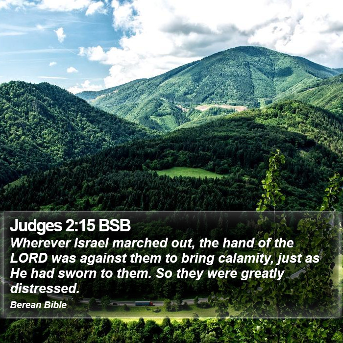 Judges 2:15 BSB Bible Study