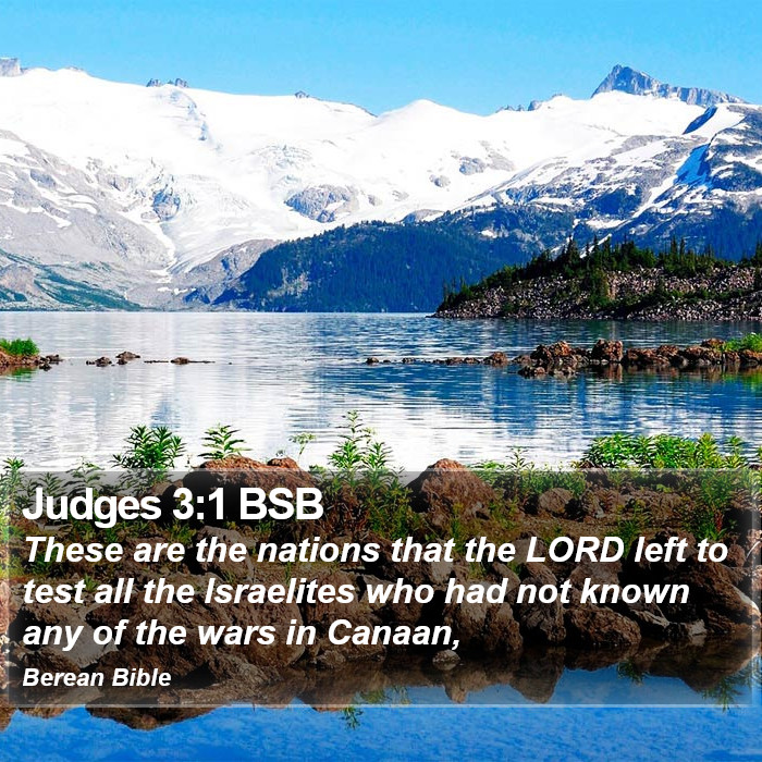 Judges 3:1 BSB Bible Study