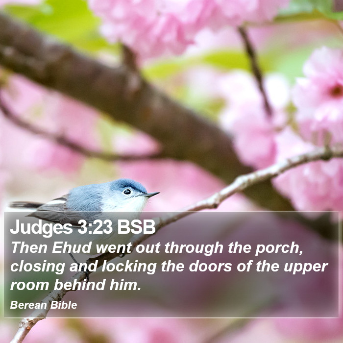 Judges 3:23 BSB Bible Study