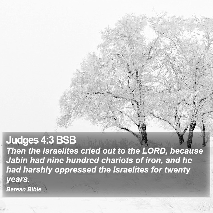 Judges 4:3 BSB Bible Study