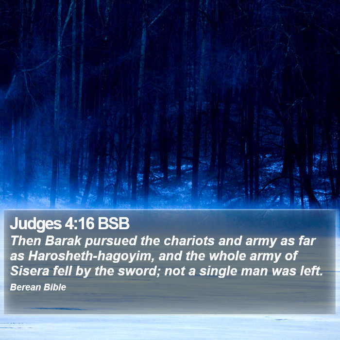 Judges 4:16 BSB Bible Study