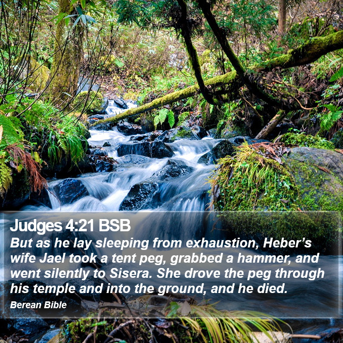 Judges 4:21 BSB Bible Study