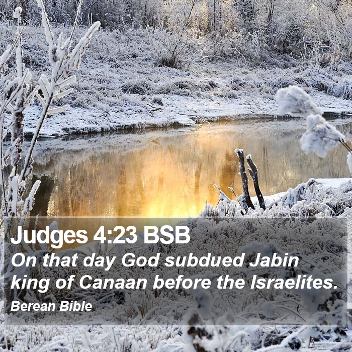 Judges 4:23 BSB Bible Study