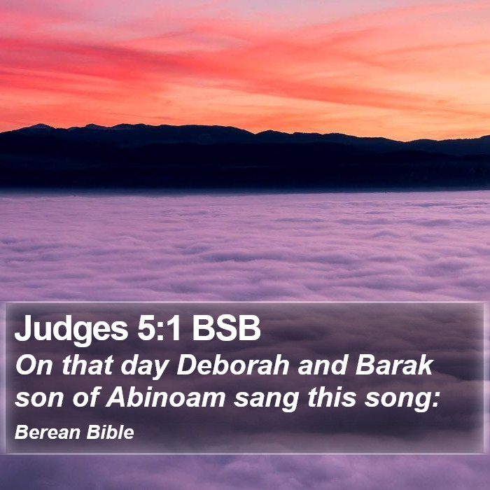 Judges 5:1 BSB Bible Study