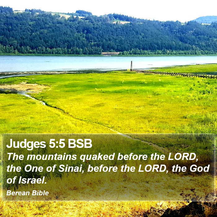 Judges 5:5 BSB Bible Study