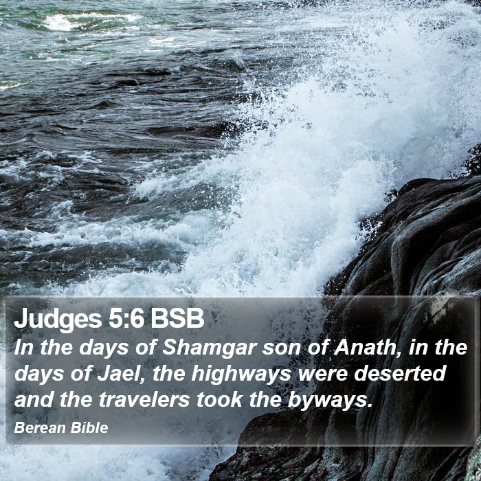 Judges 5:6 BSB Bible Study