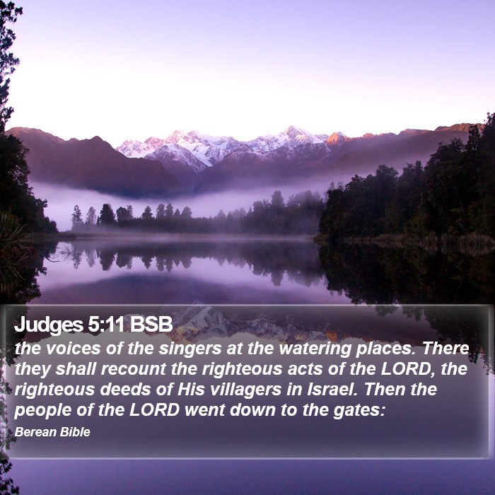 Judges 5:11 BSB Bible Study