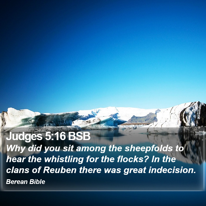 Judges 5:16 BSB Bible Study