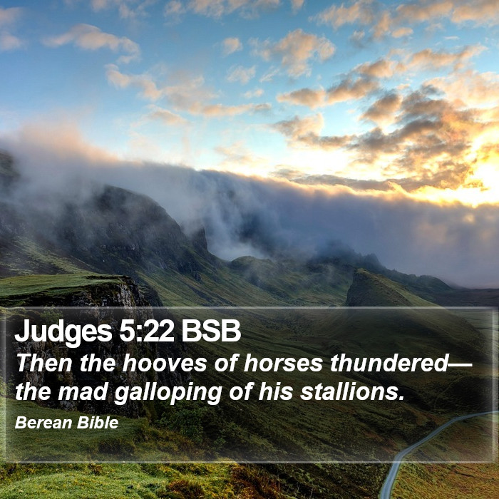 Judges 5:22 BSB Bible Study