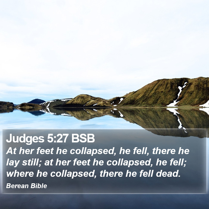 Judges 5:27 BSB Bible Study