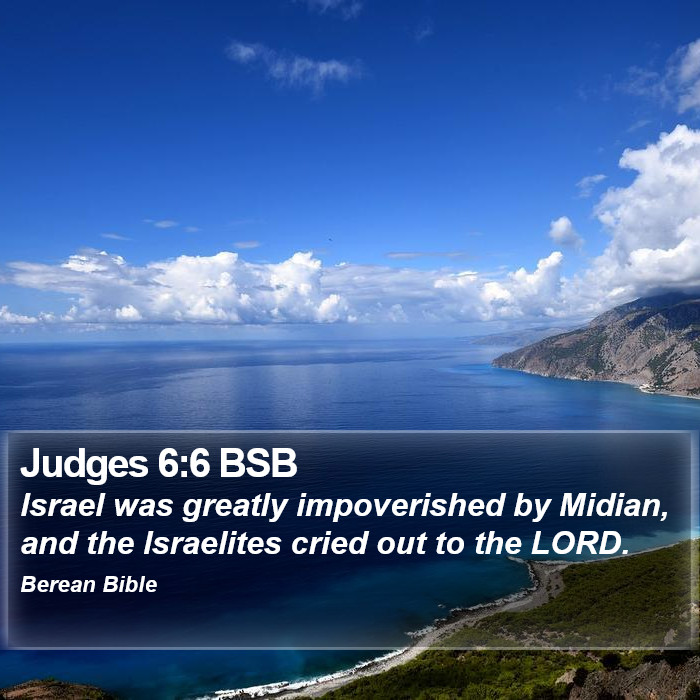 Judges 6:6 BSB Bible Study