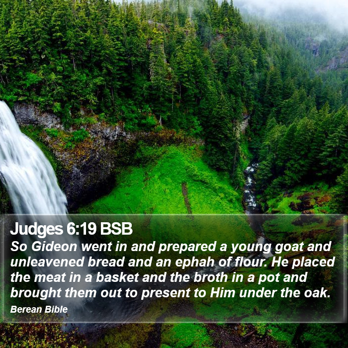 Judges 6:19 BSB Bible Study