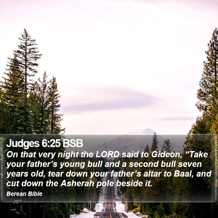 Judges 6:25 BSB Bible Study