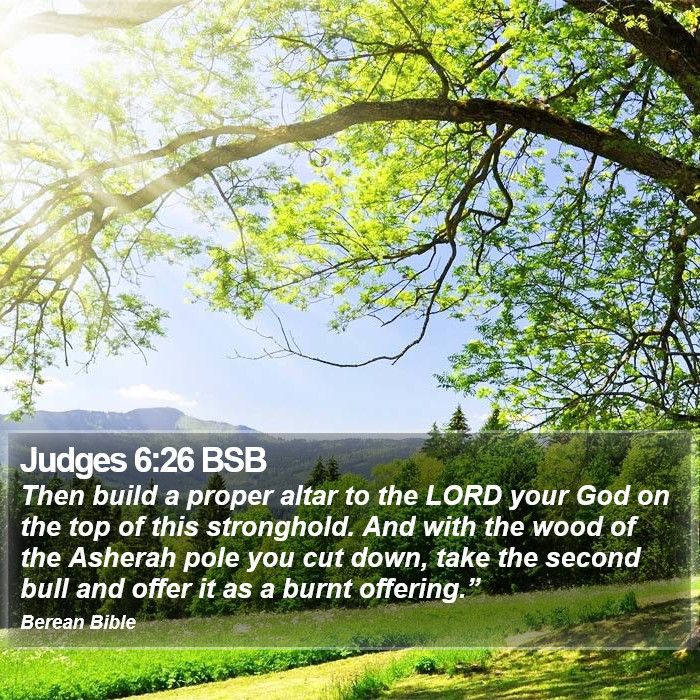 Judges 6:26 BSB Bible Study