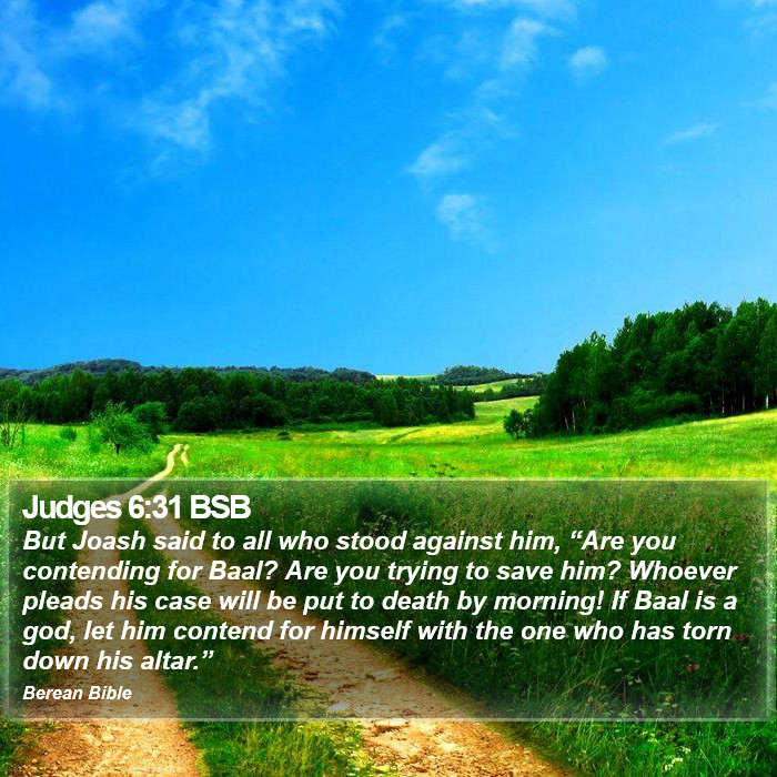 Judges 6:31 BSB Bible Study