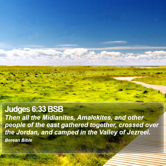 Judges 6:33 BSB Bible Study